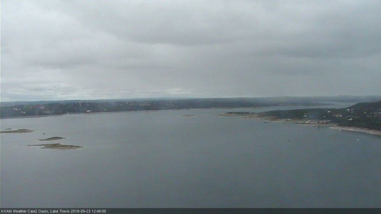 Lake Travis webcam, September 23, 2018 11:50 AM CT