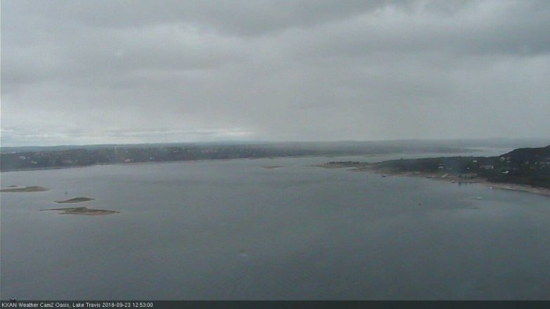 Lake Travis webcam, September 23, 2018 11:55 AM CT