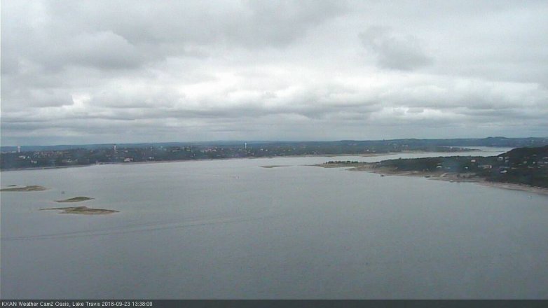 Lake Travis webcam, September 23, 2018 12:40 PM CT