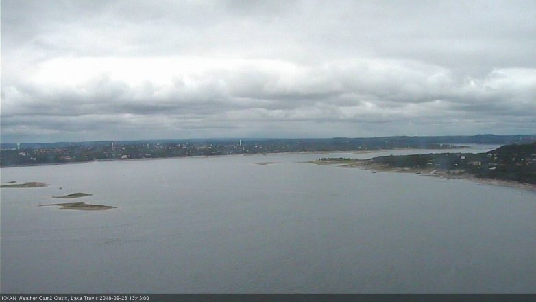 Lake Travis webcam, September 23, 2018 12:45 PM CT