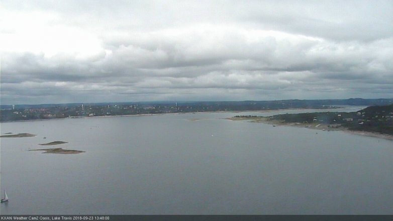 Lake Travis webcam, September 23, 2018 12:50 PM CT