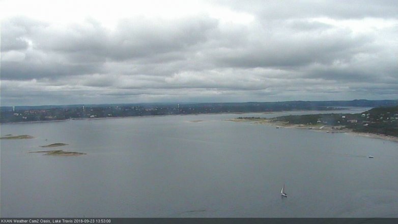 Lake Travis webcam, September 23, 2018 12:55 PM CT