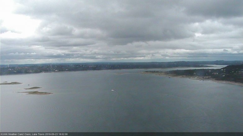 Lake Travis webcam, September 23, 2018 3:05 PM CT