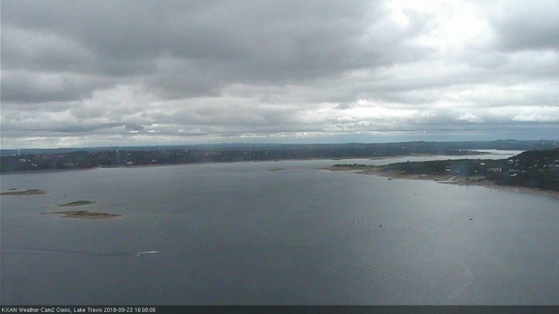 Lake Travis webcam, September 23, 2018 3:10 PM CT