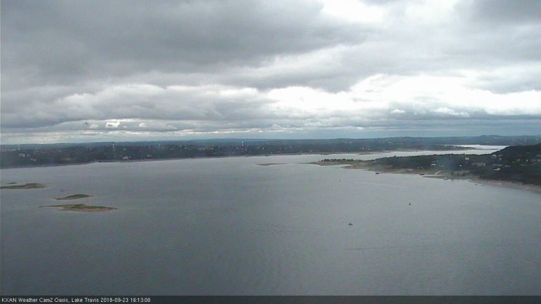 Lake Travis webcam, September 23, 2018 3:15 PM CT