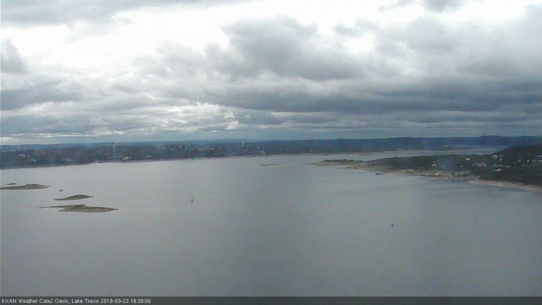 Lake Travis webcam, September 23, 2018 3:40 PM CT