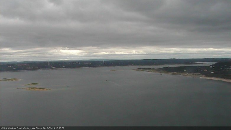 Lake Travis webcam, September 23, 2018 5:10 PM CT