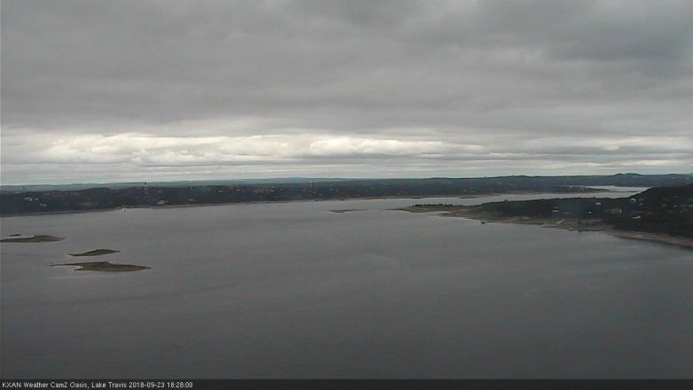 Lake Travis webcam, September 23, 2018 5:30 PM CT