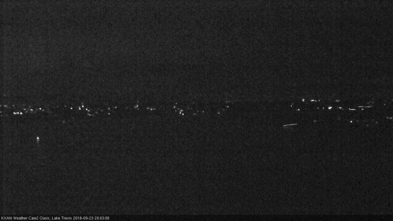 Lake Travis webcam, September 23, 2018 7:05 PM CT