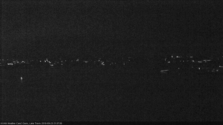 Lake Travis webcam, September 23, 2018 8:10 PM CT