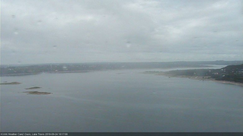 Lake Travis webcam, September 24, 2018 9:20 AM CT