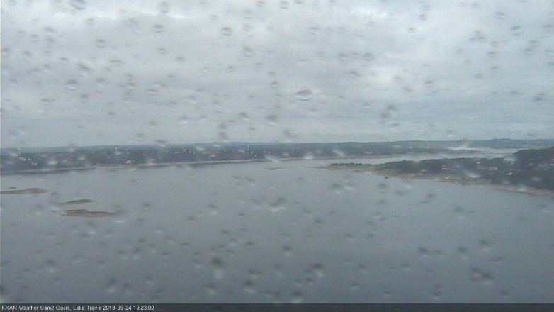 Lake Travis webcam, September 24, 2018 9:25 AM CT