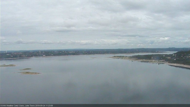 Lake Travis webcam, September 24, 2018 10:25 AM CT