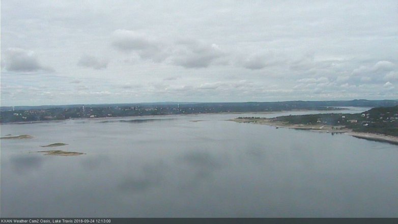 Lake Travis webcam, September 24, 2018 11:15 AM CT