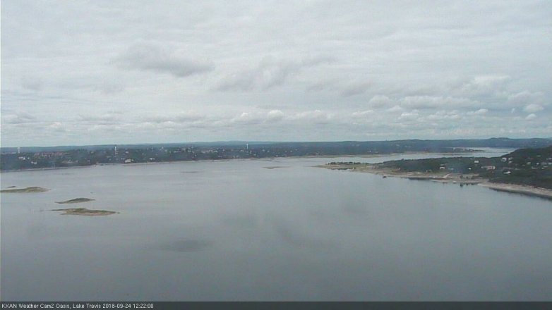 Lake Travis webcam, September 24, 2018 11:25 AM CT