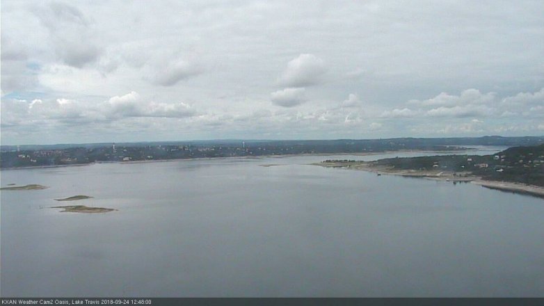 Lake Travis webcam, September 24, 2018 11:50 AM CT