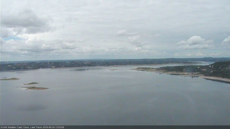 Lake Travis webcam, September 24, 2018 11:55 AM CT