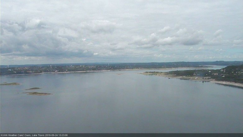 Lake Travis webcam, September 24, 2018 12:25 PM CT