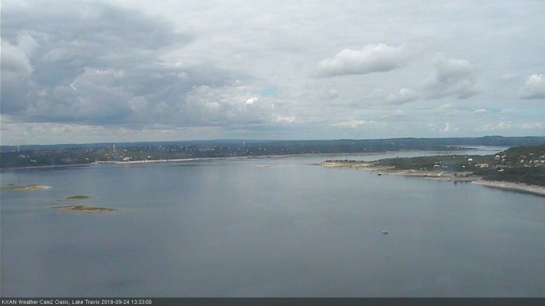 Lake Travis webcam, September 24, 2018 12:35 PM CT