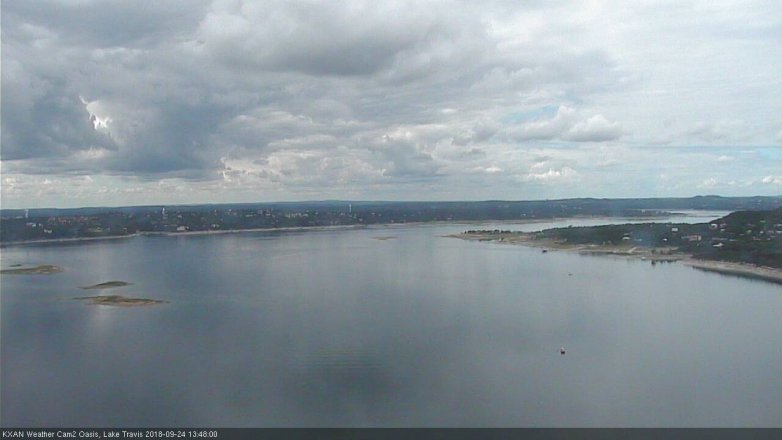 Lake Travis webcam, September 24, 2018 12:50 PM CT