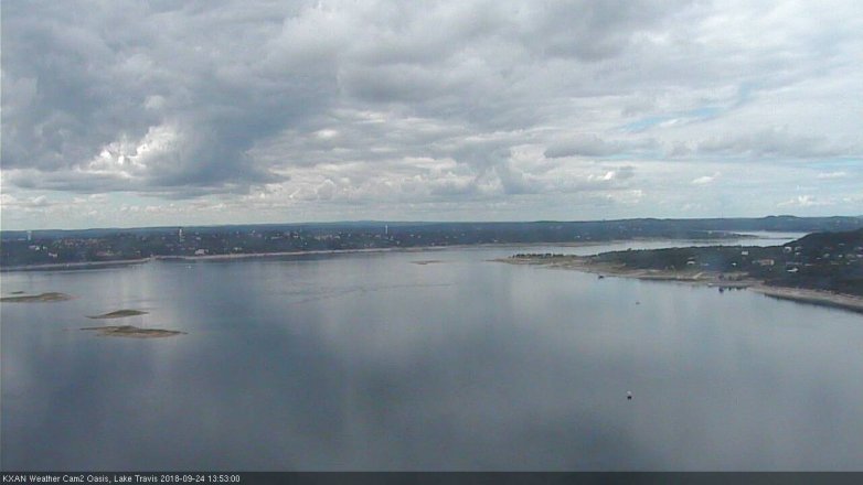 Lake Travis webcam, September 24, 2018 12:55 PM CT