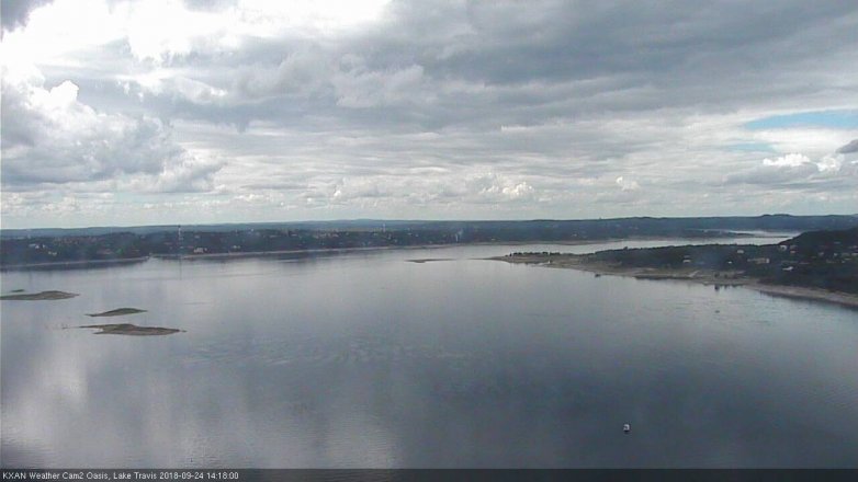 Lake Travis webcam, September 24, 2018 1:20 PM CT