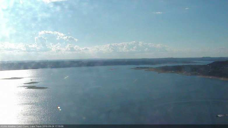 Lake Travis webcam, September 24, 2018 4:20 PM CT
