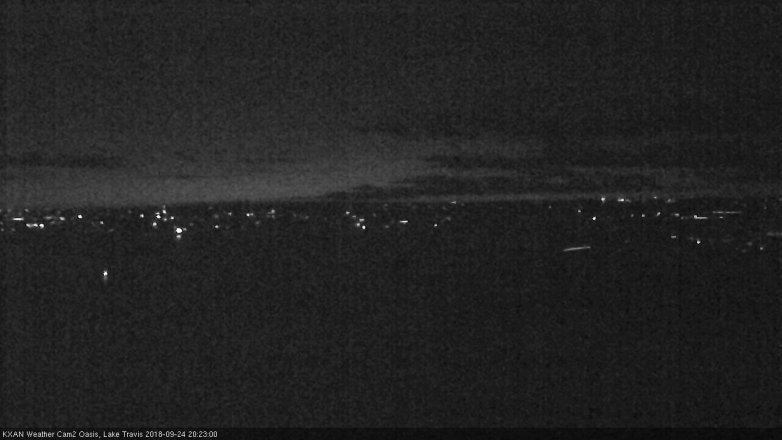 Lake Travis webcam, September 24, 2018 7:25 PM CT