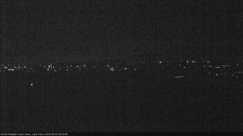 Lake Travis webcam, September 24, 2018 7:35 PM CT