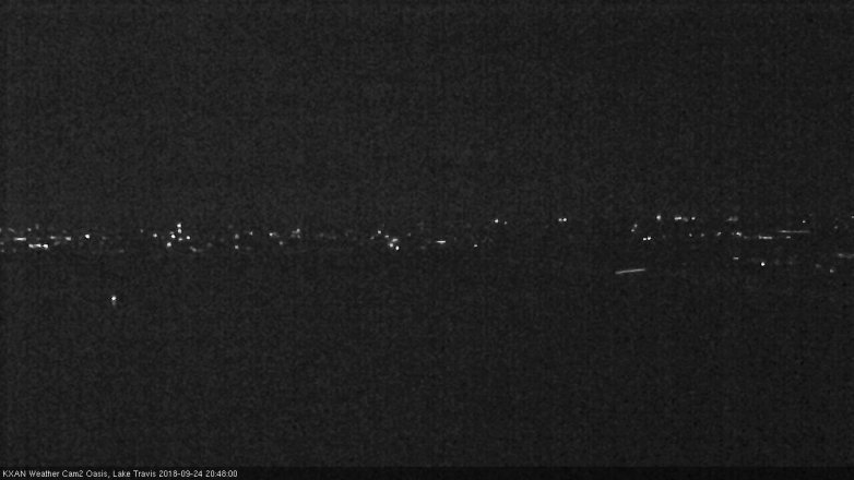 Lake Travis webcam, September 24, 2018 7:50 PM CT