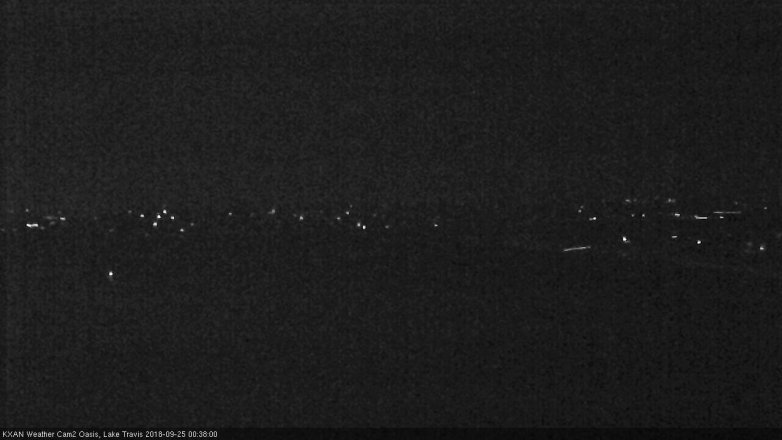Lake Travis webcam, September 24, 2018 11:40 PM CT