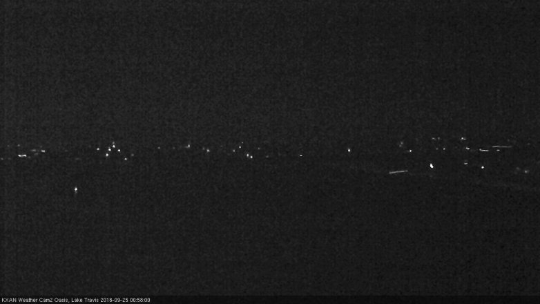Lake Travis webcam, September 24, 2018 12:00 AM CT