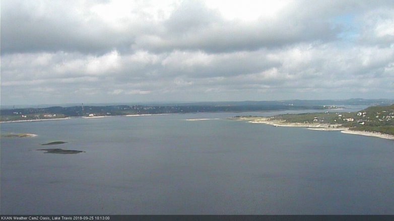 Lake Travis webcam, September 25, 2018 9:15 AM CT