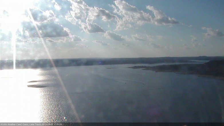 Lake Travis webcam, September 25, 2018 4:55 PM CT