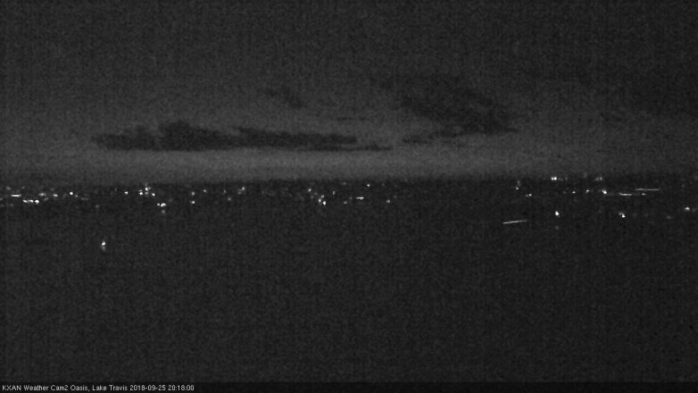 Lake Travis webcam, September 25, 2018 7:20 PM CT