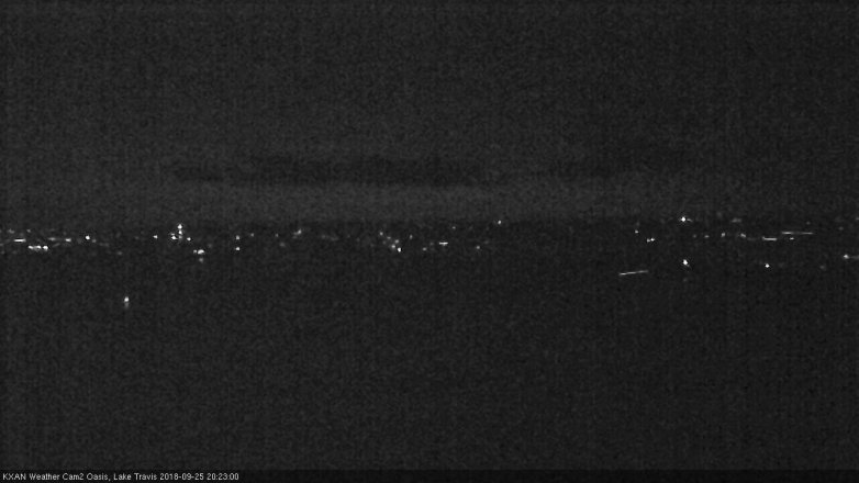 Lake Travis webcam, September 25, 2018 7:25 PM CT