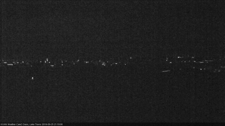 Lake Travis webcam, September 25, 2018 8:20 PM CT