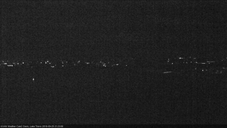 Lake Travis webcam, September 25, 2018 8:25 PM CT
