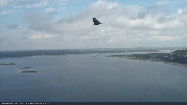 Lake Travis webcam, September 26, 2018 9:40 AM CT