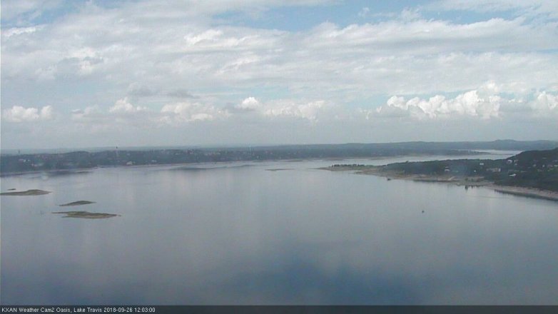 Lake Travis webcam, September 26, 2018 11:05 AM CT