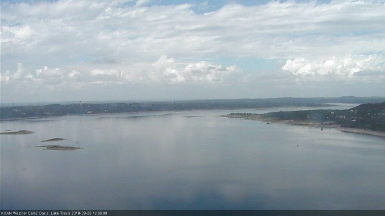 Lake Travis webcam, September 26, 2018 11:10 AM CT