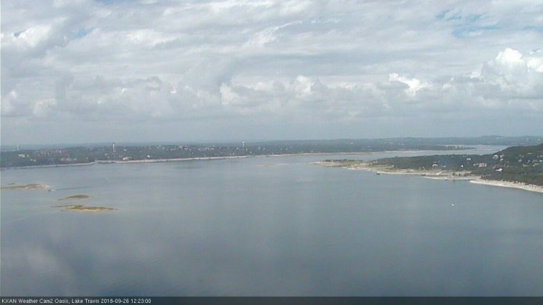 Lake Travis webcam, September 26, 2018 11:25 AM CT