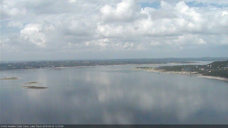 Lake Travis webcam, September 26, 2018 11:35 AM CT