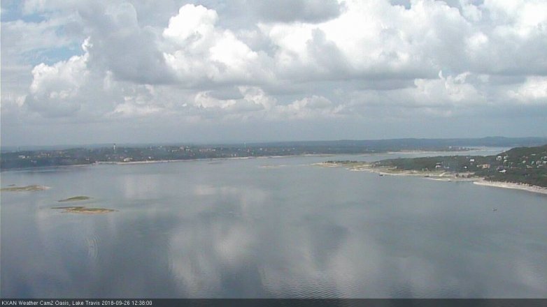 Lake Travis webcam, September 26, 2018 11:40 AM CT