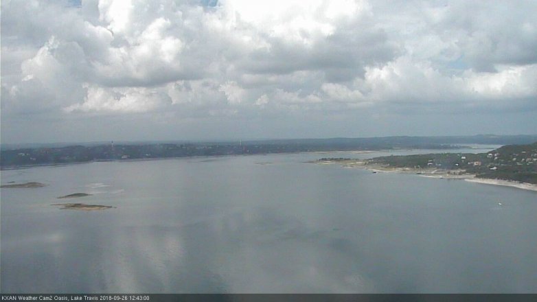 Lake Travis webcam, September 26, 2018 11:45 AM CT