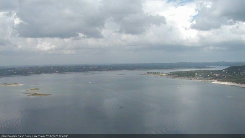 Lake Travis webcam, September 26, 2018 11:50 AM CT