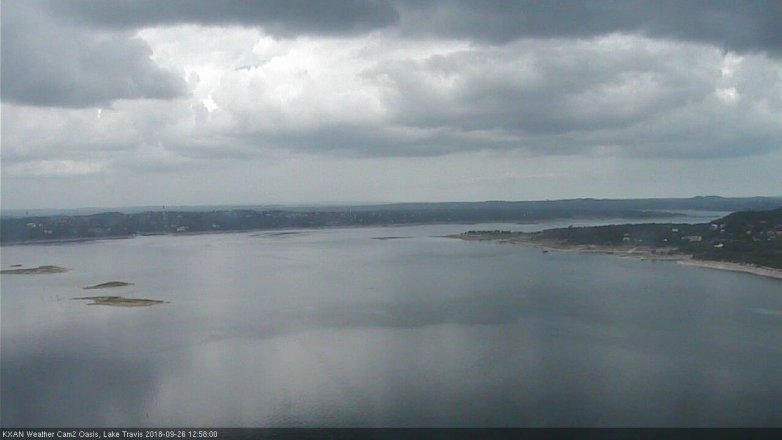 Lake Travis webcam, September 26, 2018 12:00 PM CT