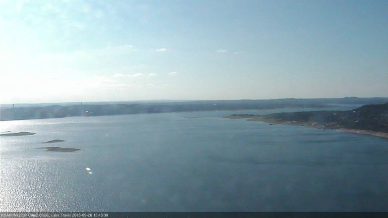 Lake Travis webcam, September 26, 2018 3:50 PM CT