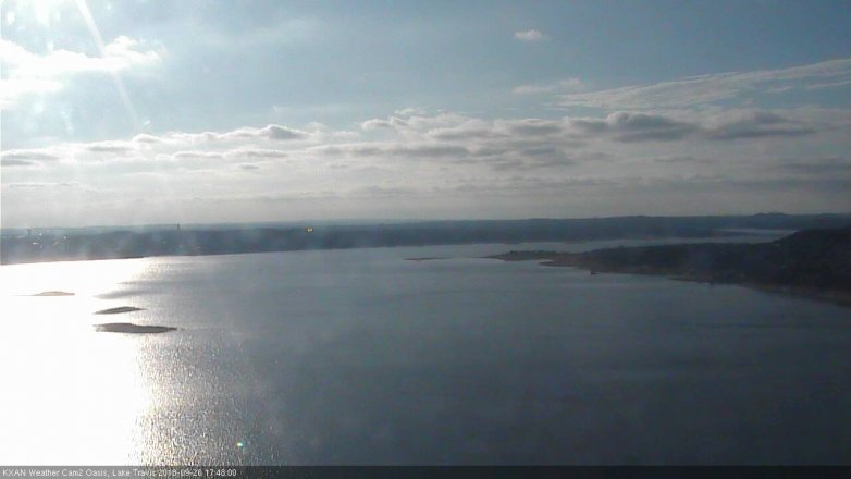 Lake Travis webcam, September 26, 2018 4:50 PM CT