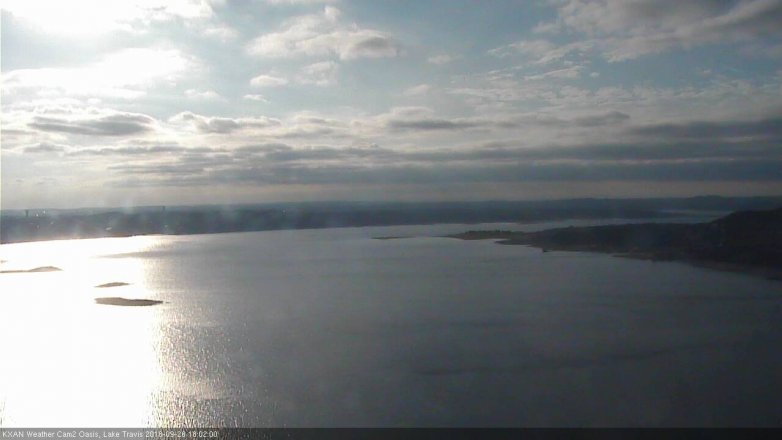 Lake Travis webcam, September 26, 2018 5:05 PM CT